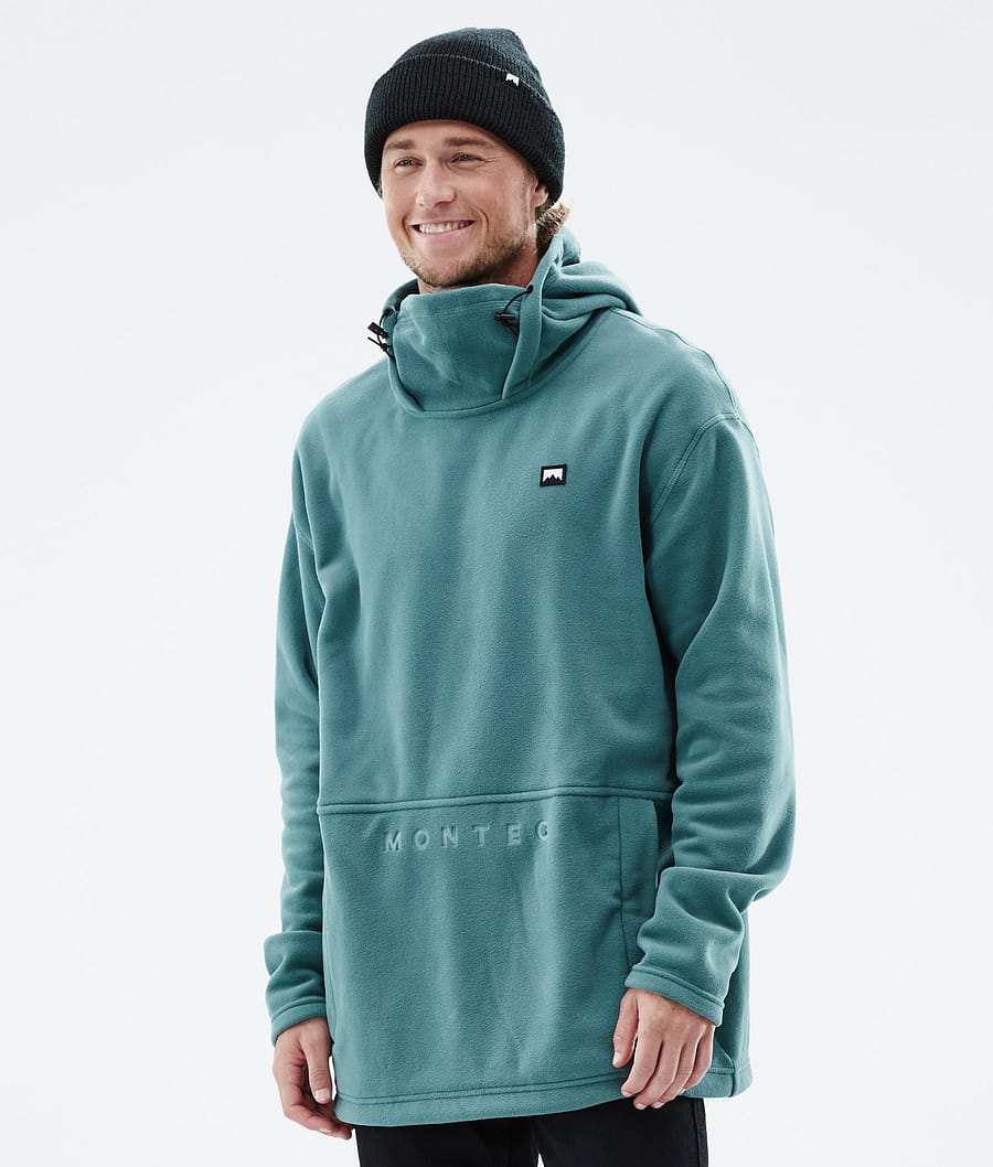 Delta Fleece Hoodie Men Atlantic