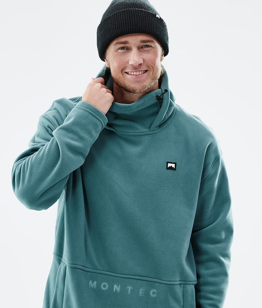 Delta Fleece Hoodie Men Atlantic