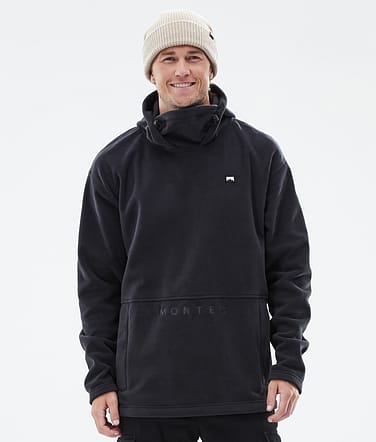 Delta Fleece Hoodie Herren Black