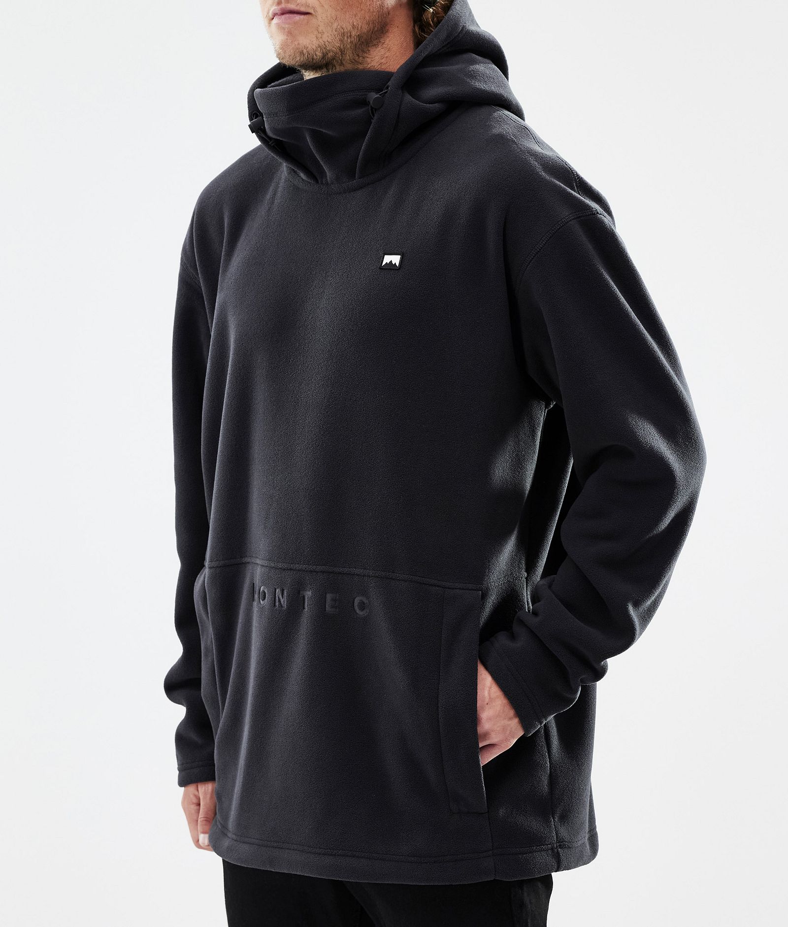 Delta Fleece-hoodie Herre Black