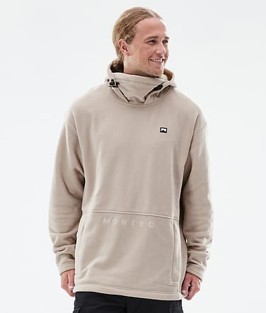 Delta Fleece Hoodie Herren Sand