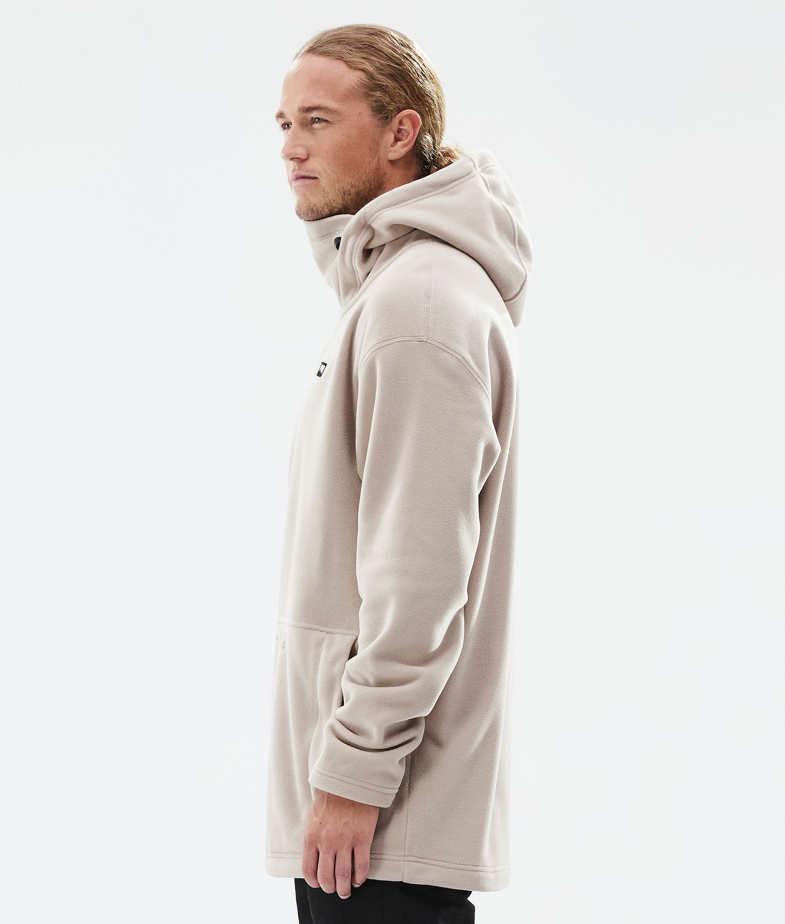 Delta Fleece-hoodie Herre Sand