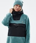 Lima W 2022 Fleece-hoodie Dame Atlantic/Black, Billede 2 af 10