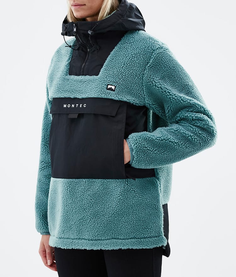 Lima W 2022 Fleece-hoodie Dame Atlantic/Black, Billede 7 af 10