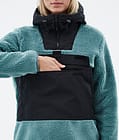 Lima W 2022 Fleece-hoodie Dame Atlantic/Black, Billede 8 af 10