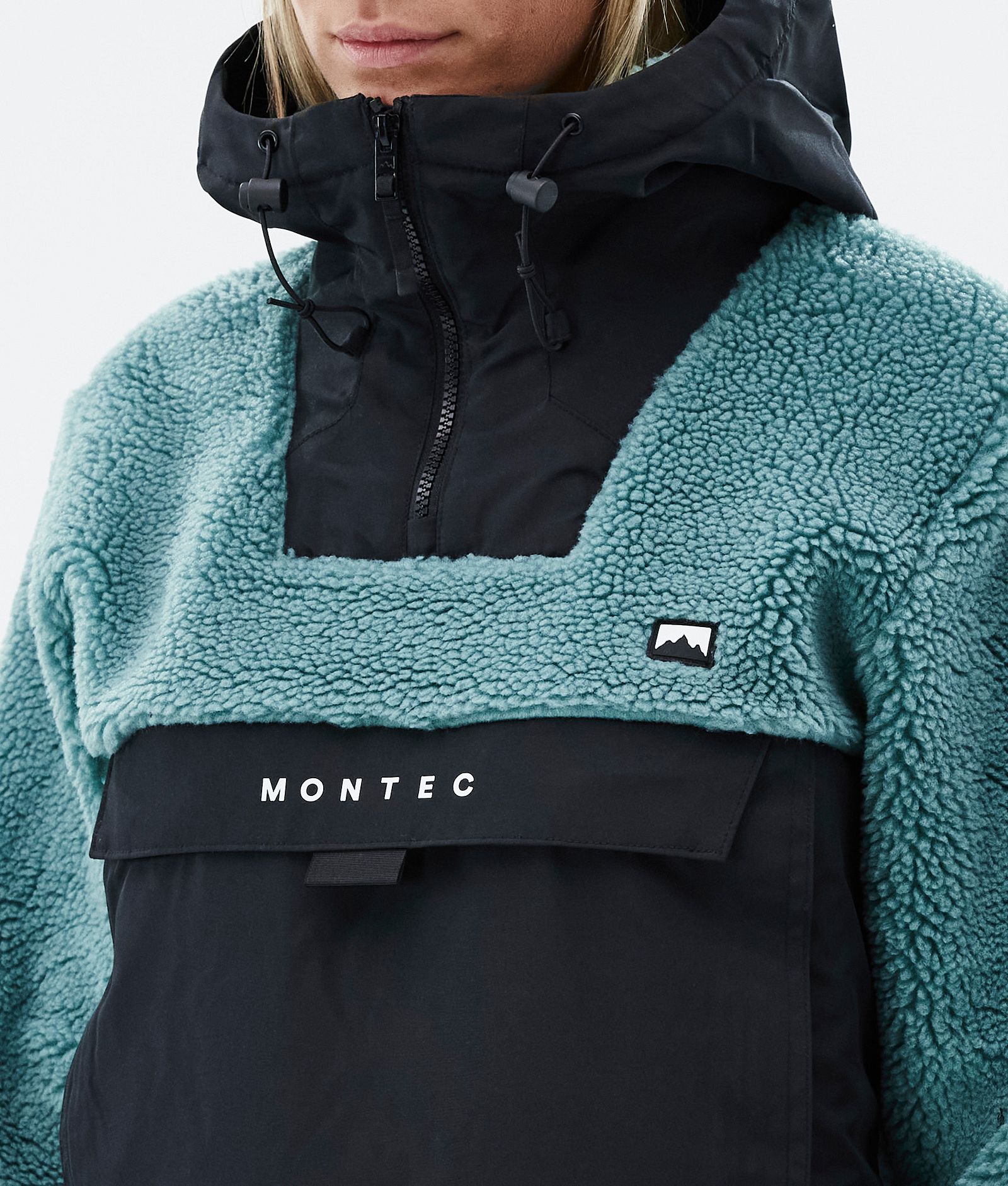 Lima W 2022 Fleece-hoodie Dame Atlantic/Black, Billede 9 af 10