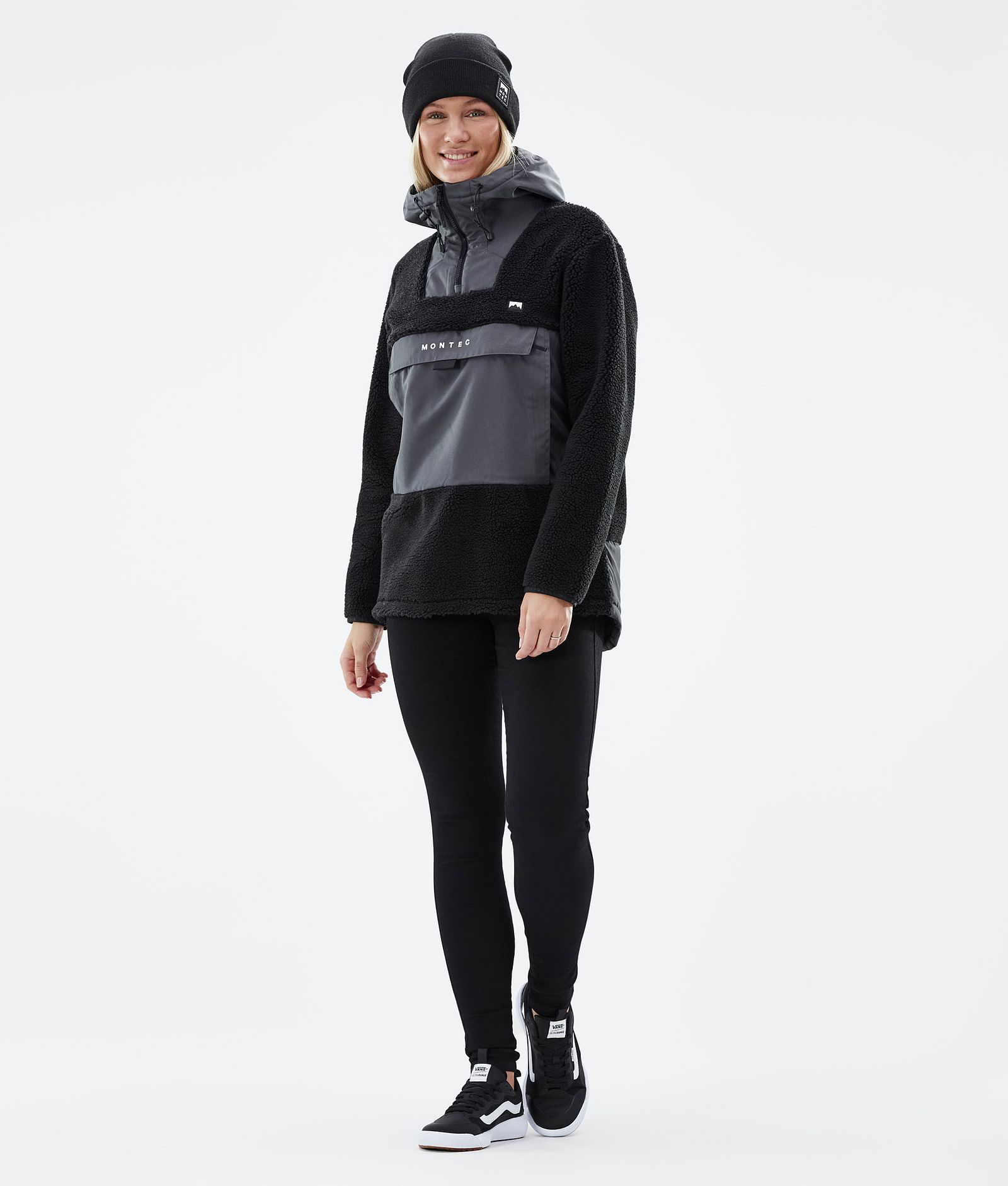 Lima W 2022 Fleece-hoodie Dame Black/Phantom, Billede 3 af 10