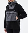 Lima W 2022 Fleece-hoodie Dame Black/Phantom, Billede 7 af 10