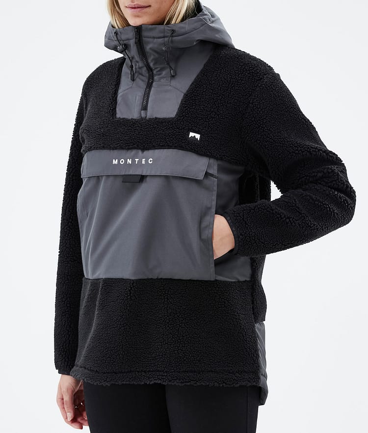 Lima W 2022 Pile con Cappuccio Donna Black/Phantom, Immagine 7 di 10