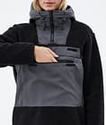 Lima W 2022 Fleece-hoodie Dame Black/Phantom, Billede 8 af 10