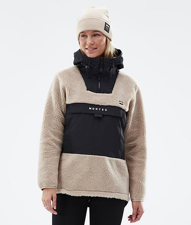 Lima W 2022 Fleece-hoodie Dame Sand/Black