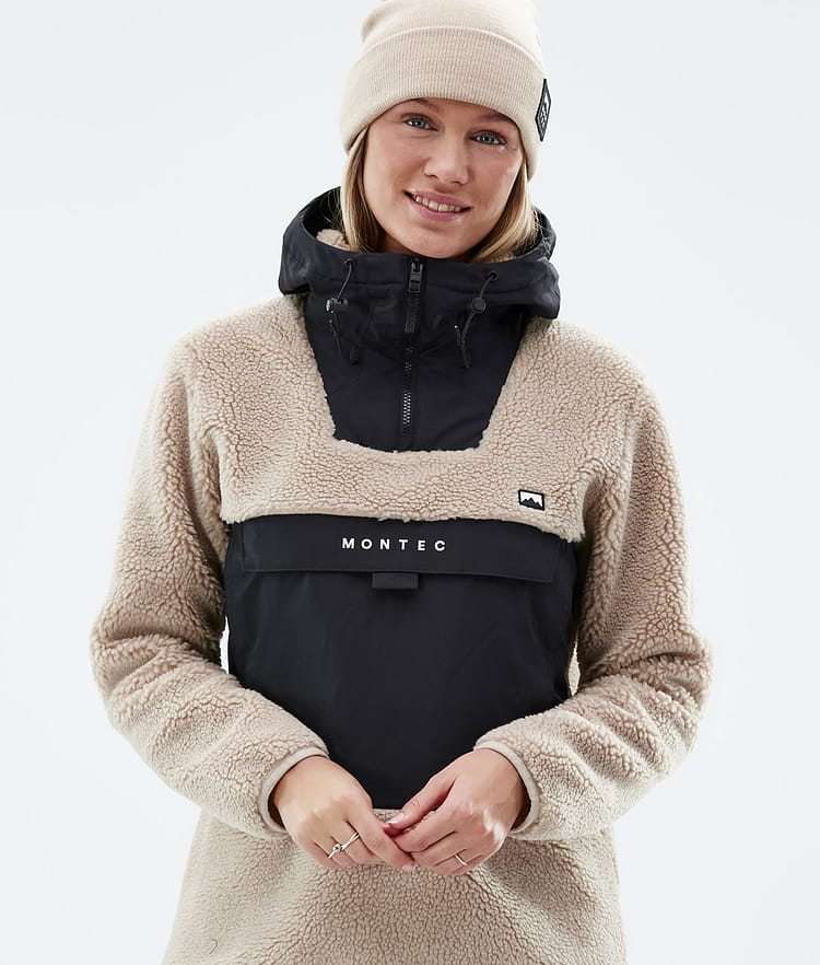 Lima W 22 Fleece Hoodie Women Sand/Black, Image 2 of 10