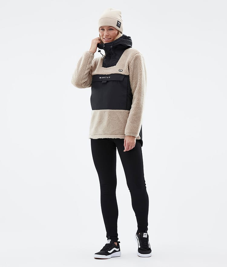 Lima W 2022 Fleece-hoodie Dame Sand/Black