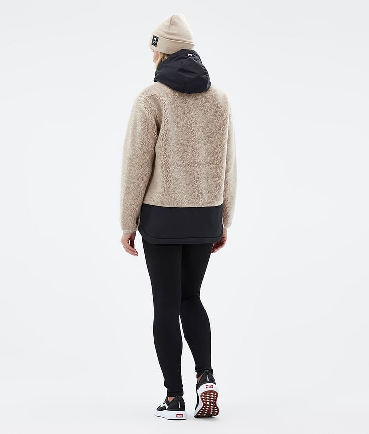 Lima W 2022 Fleece-hoodie Dame Sand/Black