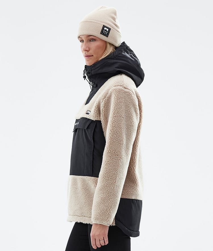 Lima W 2022 Fleece-hoodie Dame Sand/Black