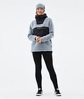 Lima W 2022 Fleece Hoodie Women Soft Blue/Black, Image 3 of 10