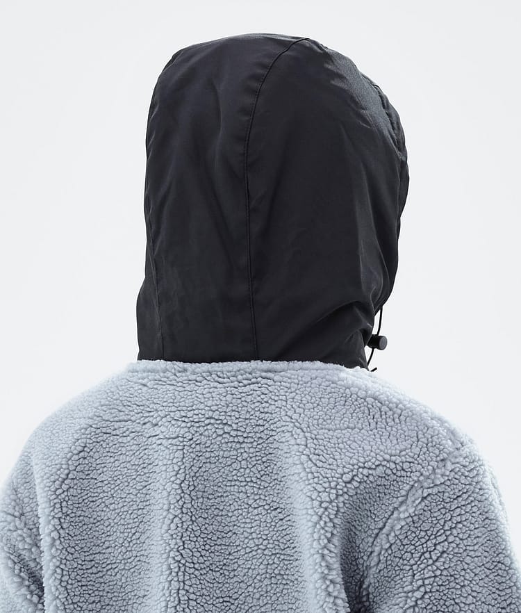 Lima W 2022 Fleece-hoodie Dame Soft Blue/Black, Billede 10 af 10