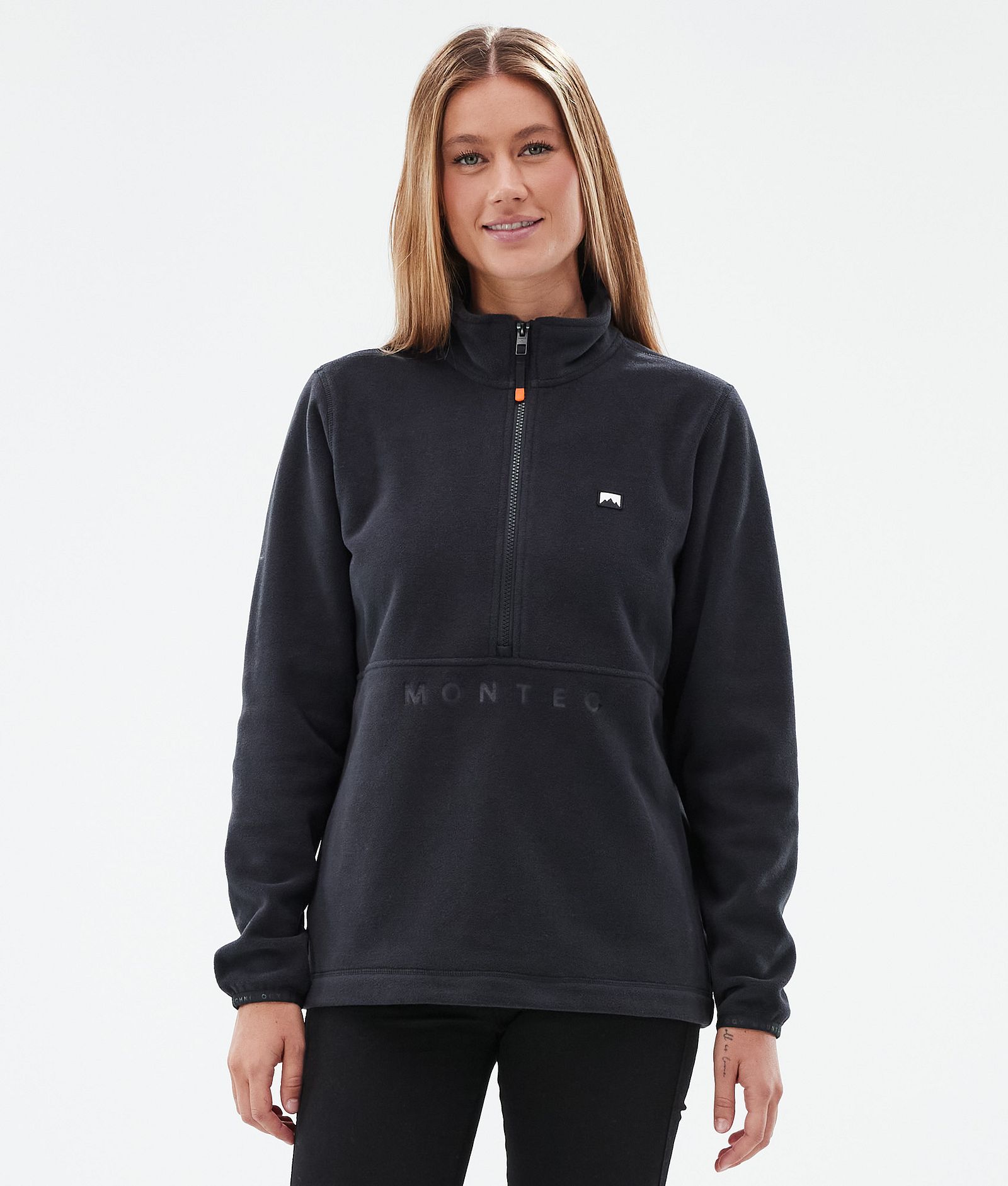 Echo W Fleece Sweater Women Black, Image 1 of 5