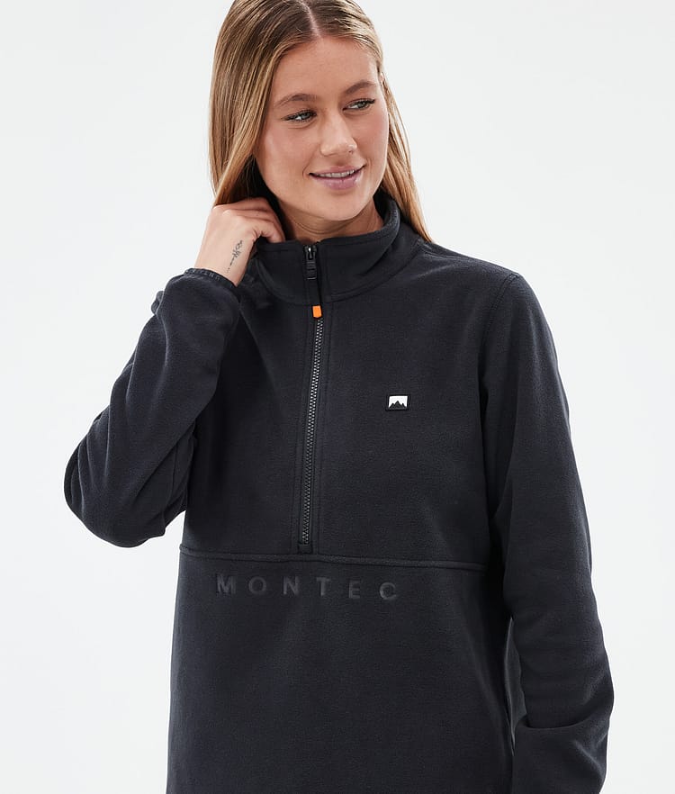 Echo W Fleece Sweater Women Black, Image 2 of 5