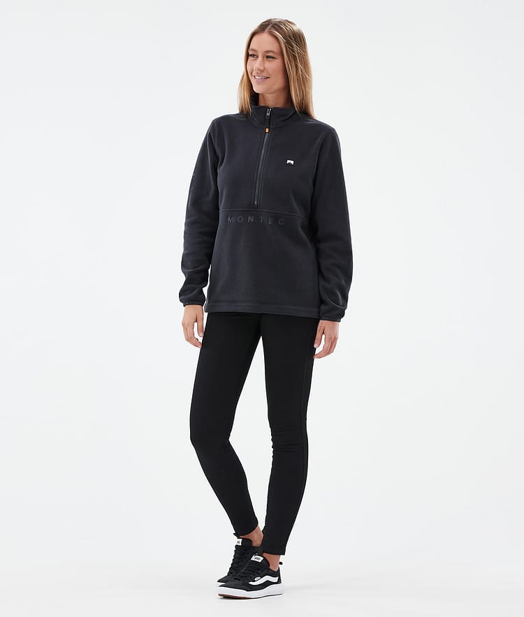 Echo W Fleece Sweater Women Black, Image 3 of 5