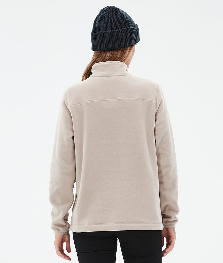 Echo W Fleece Sweater Women Sand, Image 5 of 5