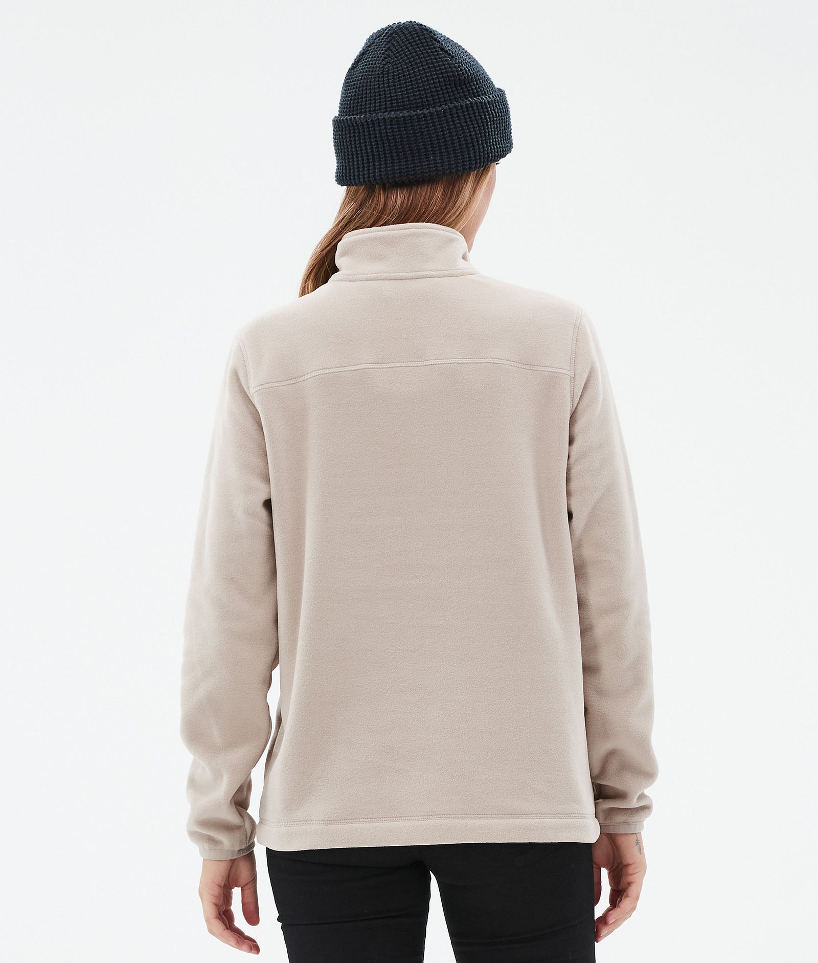 Echo W Fleece Sweater Women Sand, Image 5 of 5
