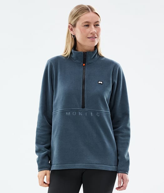 Echo W Sweter Polarowy Kobiety Metal Blue