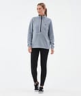 Echo W Fleece Sweater Women Soft Blue, Image 3 of 5
