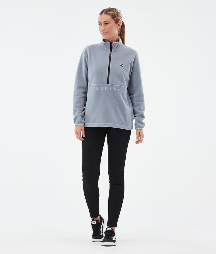 Echo W Fleece Sweater Women Soft Blue, Image 3 of 5