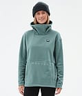 Delta W Fleece Hoodie Women Atlantic, Image 1 of 7