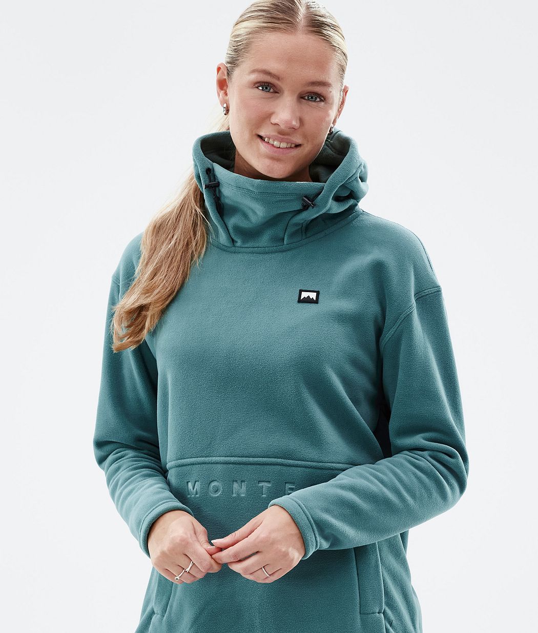 Delta W Fleece Hoodie Women Atlantic