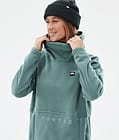Delta W Fleece Hoodie Women Atlantic, Image 2 of 7