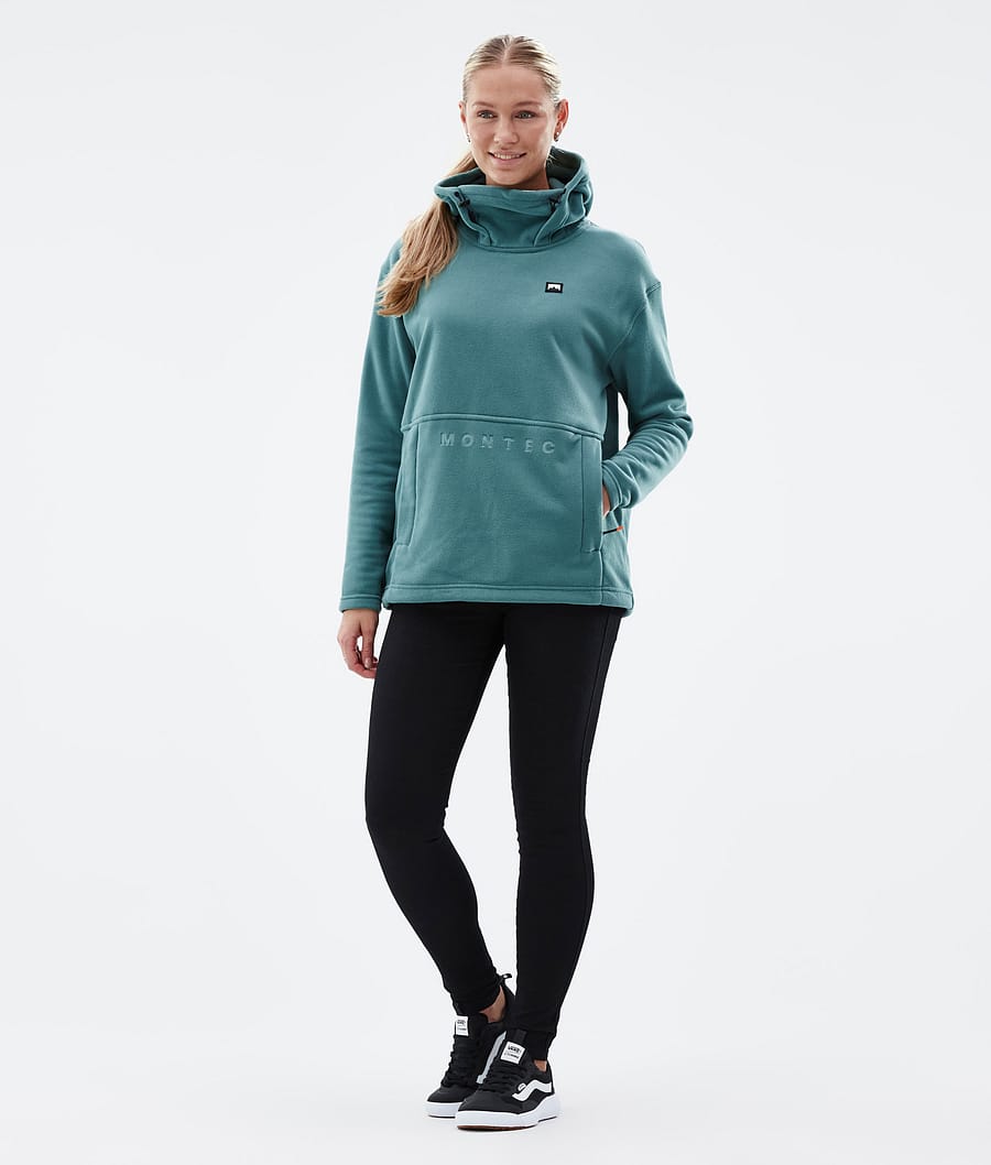 Delta W Fleece Hoodie Women Atlantic