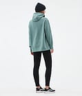 Delta W Fleece Hoodie Women Atlantic, Image 4 of 7
