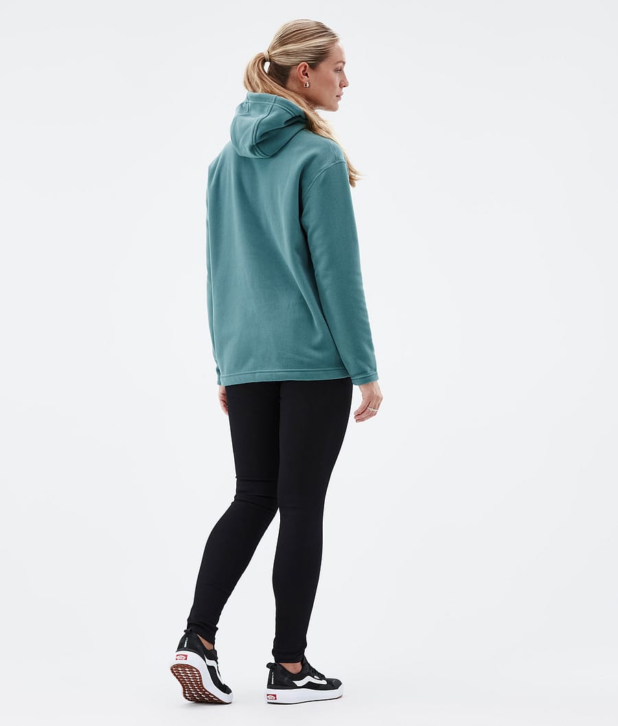 Delta W Fleece Hoodie Women Atlantic
