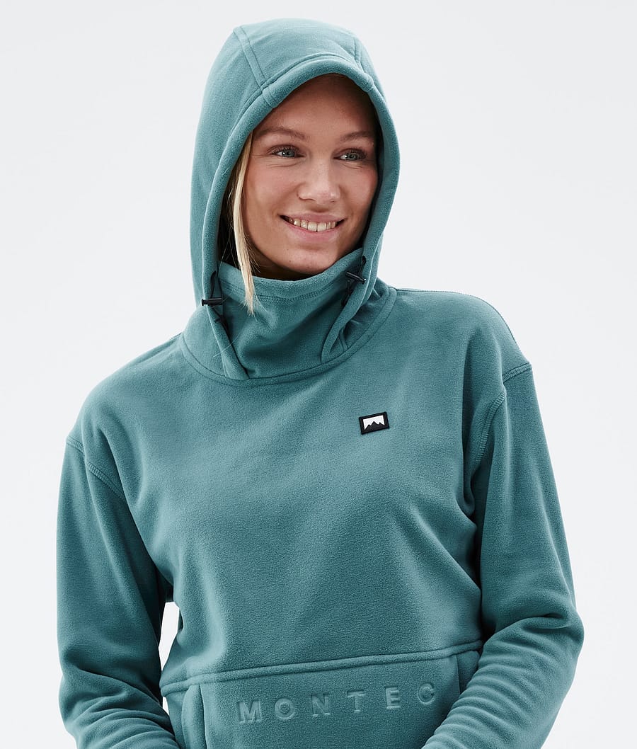 Delta W Fleece Hoodie Women Atlantic