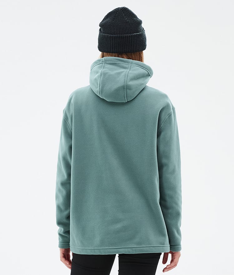 Delta W Fleece Hoodie Women Atlantic, Image 6 of 7