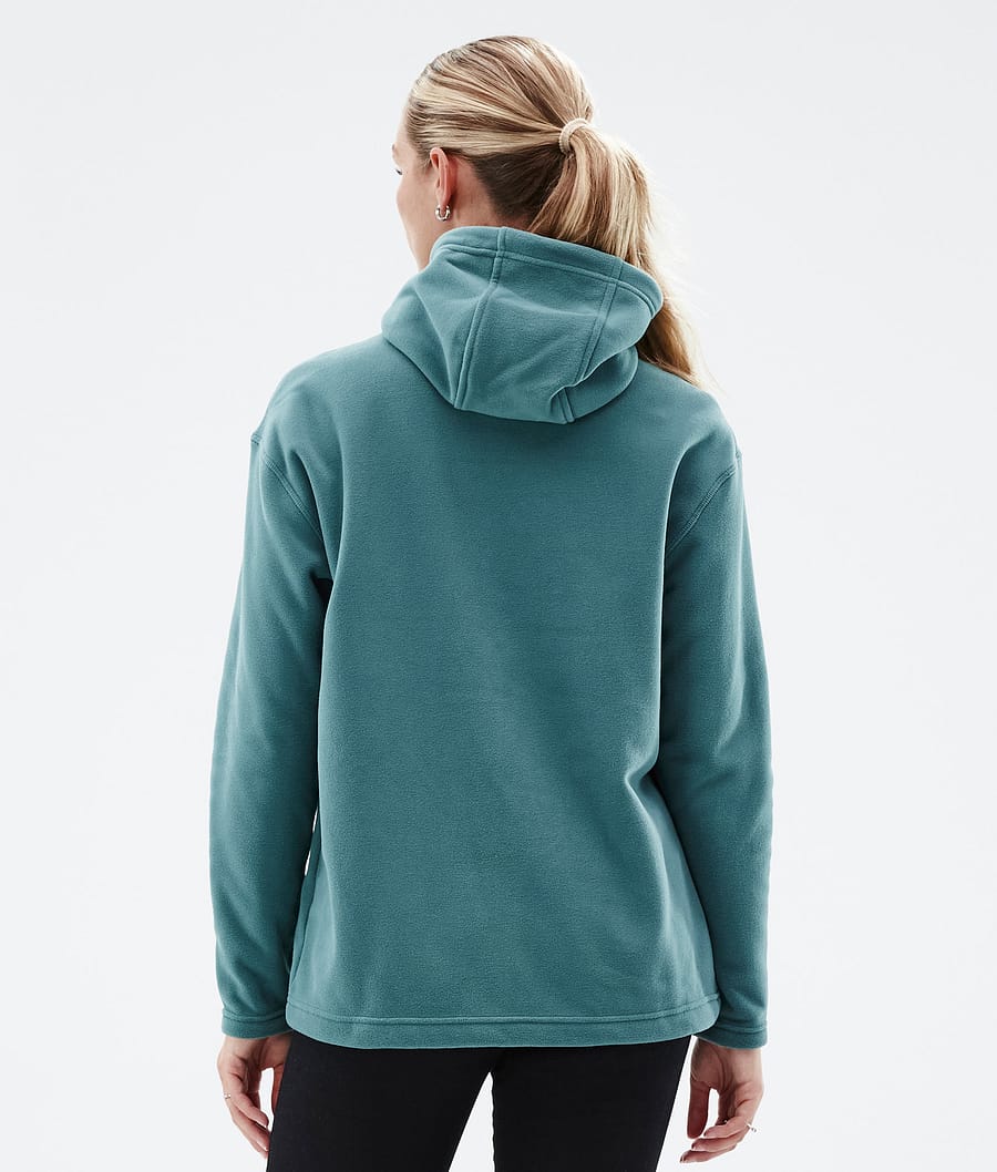 Delta W Fleece Hoodie Women Atlantic