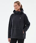Delta W Fleece Hoodie Women Black, Image 1 of 7