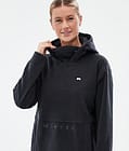 Delta W Fleece Hoodie Women Black, Image 2 of 7