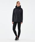 Delta W Fleece Hoodie Women Black, Image 3 of 7