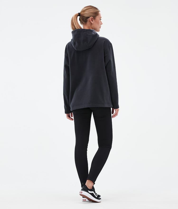 Delta W Fleece Hoodie Women Black, Image 4 of 7