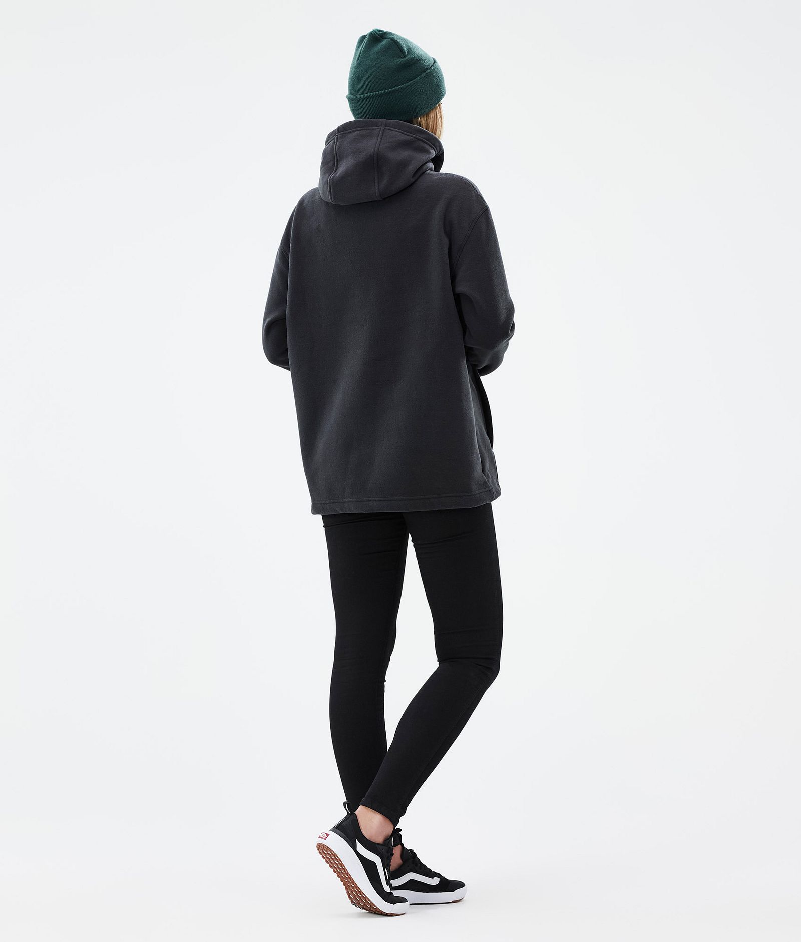 Delta W Fleece-hoodie Dame Black