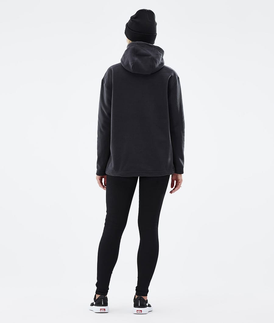 Delta W Fleece Hoodie Women Black