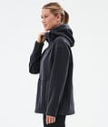 Delta W Fleece Hoodie Women Black, Image 5 of 7