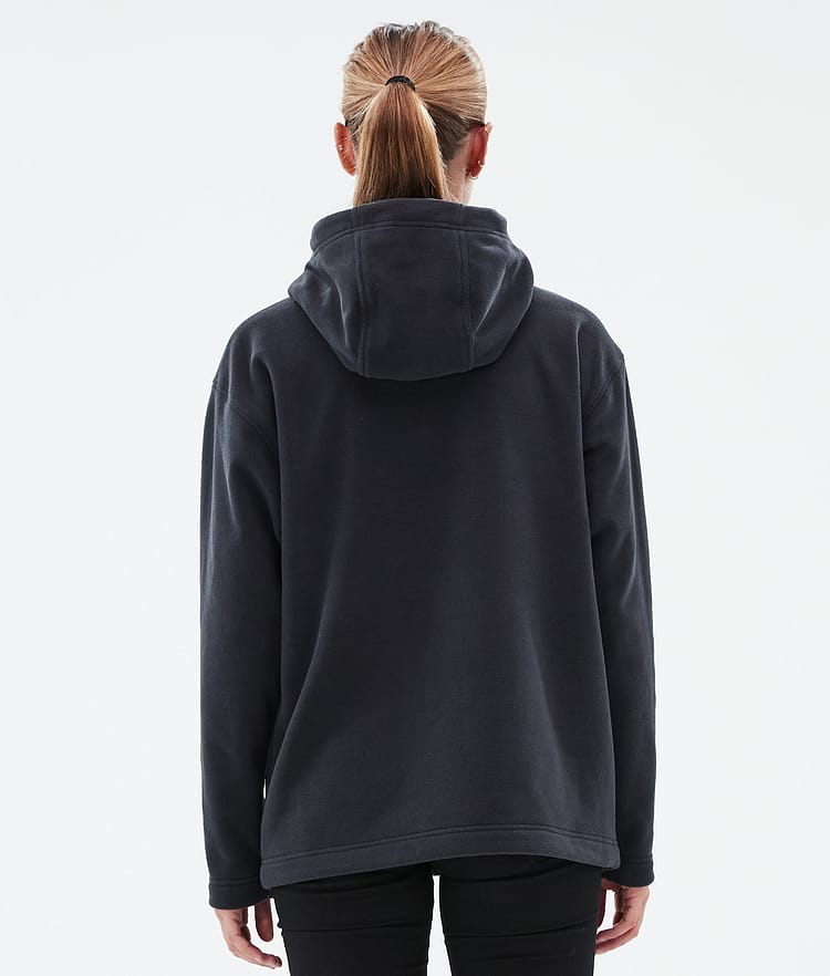 Delta W Fleece Hoodie Women Black, Image 6 of 7
