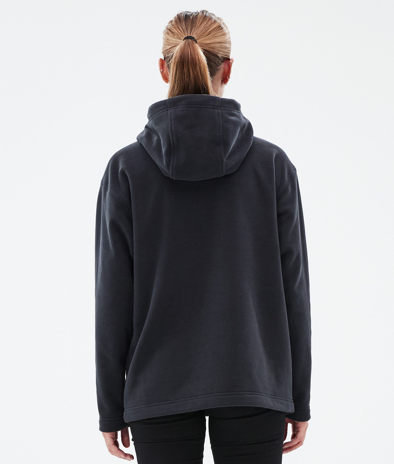Delta W Fleece Hoodie Women Black, Image 6 of 7