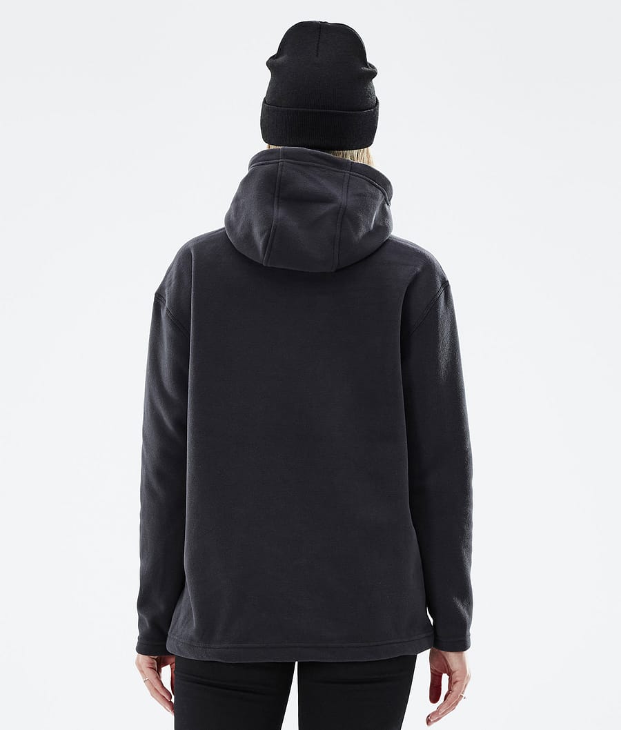 Delta W Fleece Hoodie Women Black