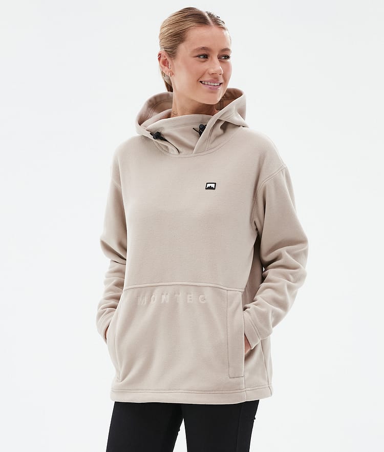 Delta W Fleece Hoodie Women Sand, Image 1 of 7