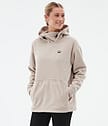Delta W Fleece Hoodie Women Sand